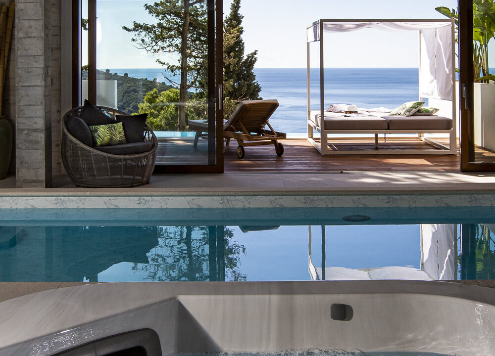 Blick auf die Altstadt von Dubrovnik, Villa Dubrovnik