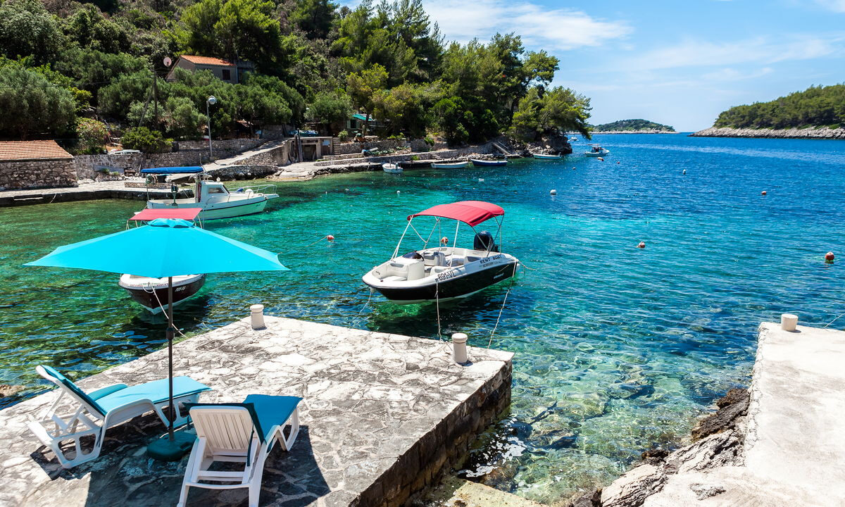Haus am Meer in der Bucht - Insel Korcula