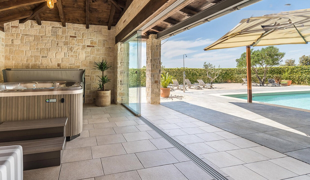 Außergewöhnliches Steinhaus Sibenik Stadtblick