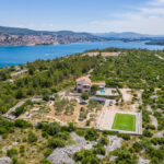 Außergewöhnliches Steinhaus Sibenik Stadtblick