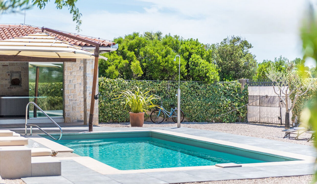 Außergewöhnliches Steinhaus Sibenik Stadtblick
