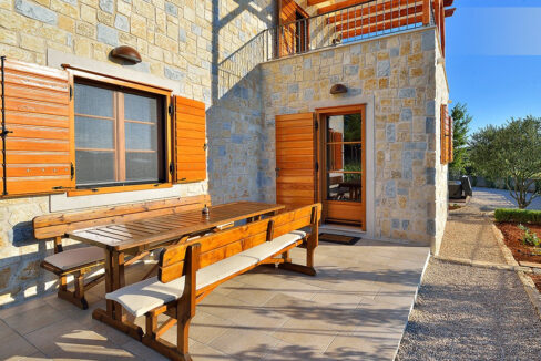 Außergewöhnliches Steinhaus Sibenik Stadtblick