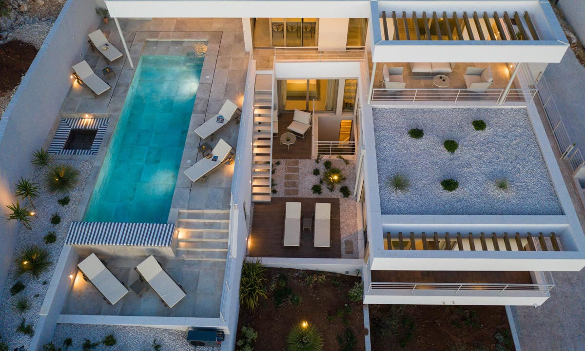 Kürzlich erbautes modernes Villa am Meer - Rogoznica.