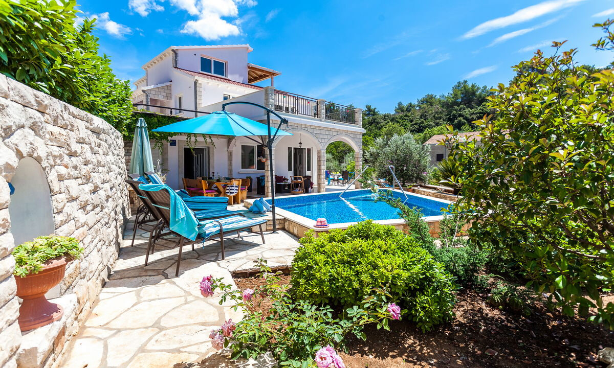 Haus am Meer in der Bucht - Insel Korcula