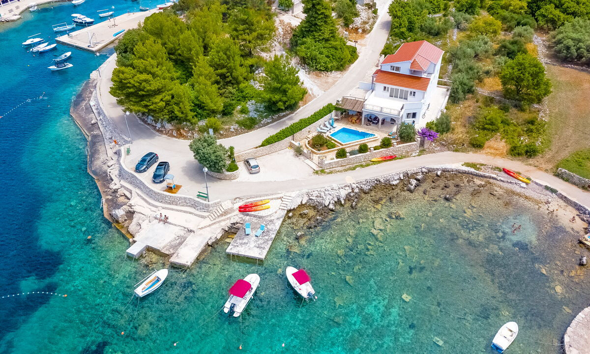 Haus am Meer in der Bucht - Insel Korcula