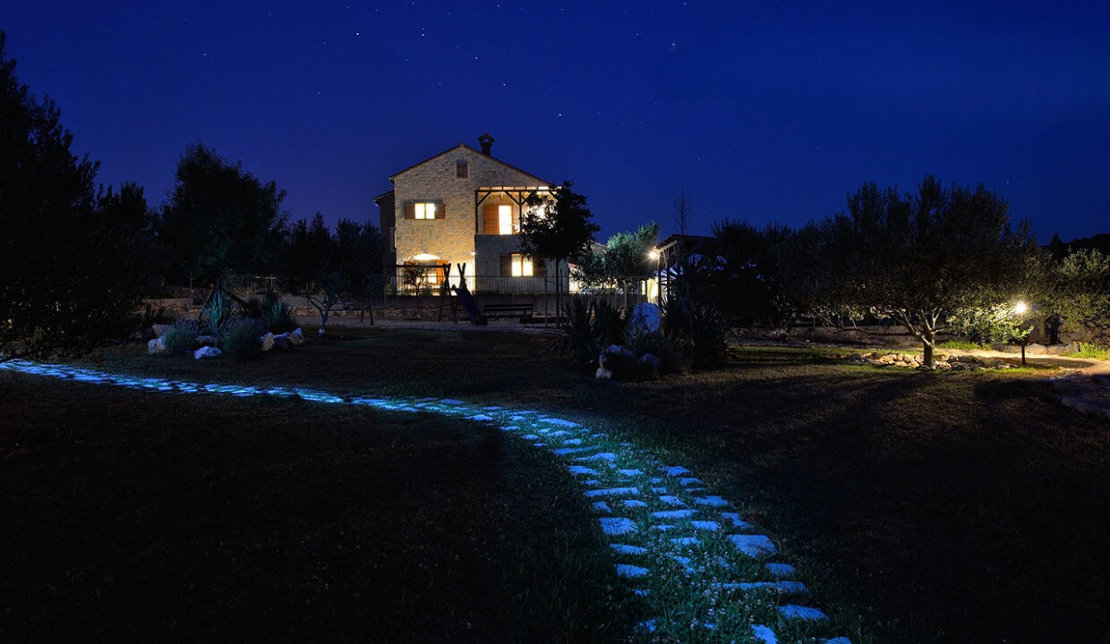 Außergewöhnliches Steinhaus Sibenik Stadtblick