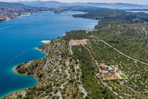 Außergewöhnliches Steinhaus Sibenik Stadtblick