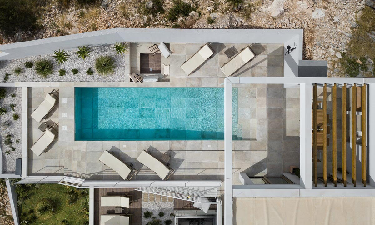 Kürzlich erbautes modernes Villa am Meer - Rogoznica.