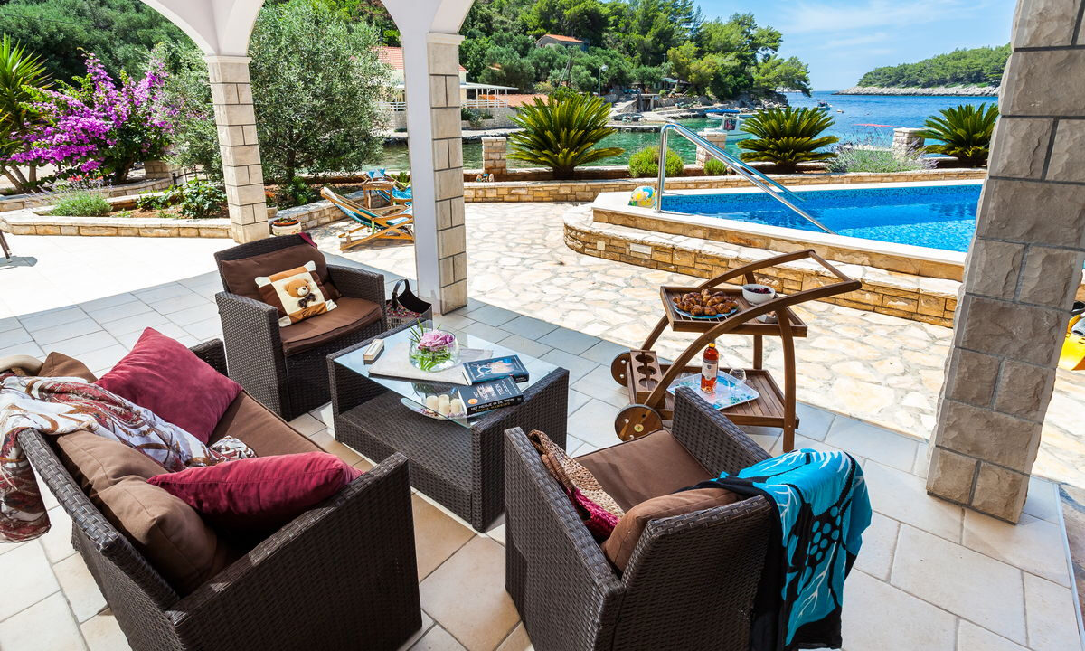 Haus am Meer in der Bucht - Insel Korcula