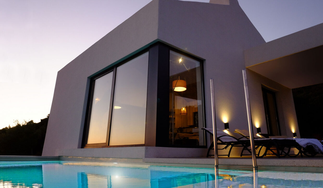 Weißes Haus mit Meerblick auf der Insel Vis