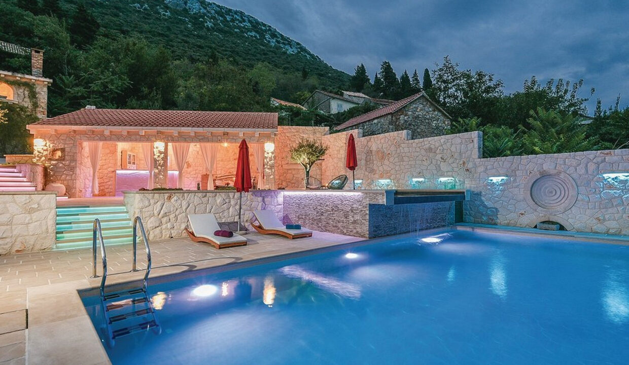 Haus aus weißem Stein - Halbinsel Peljesac