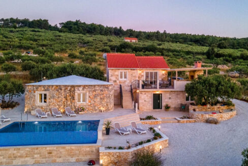 Steinhaus auf der Insel Brac