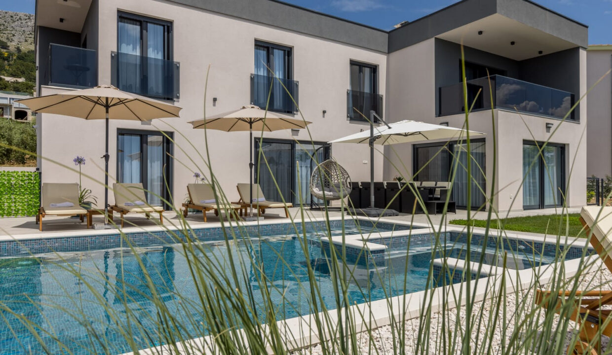 Neues Meerblick-Ferienhaus Podstrana