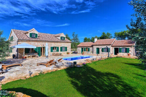 Steinhaus auf der Insel Hvar