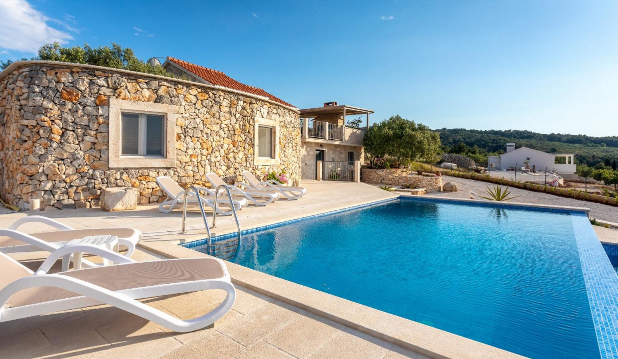 Steinhaus auf der Insel Brac