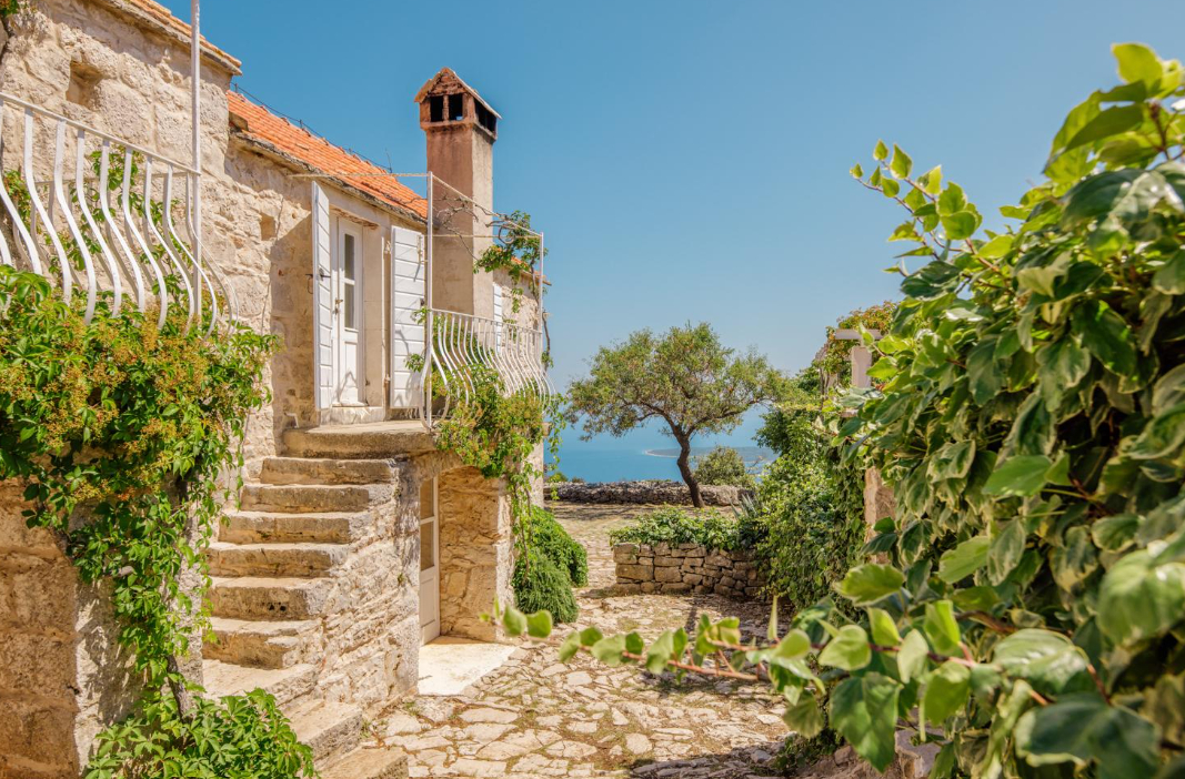 Steinvilla auf der Insel Hvar