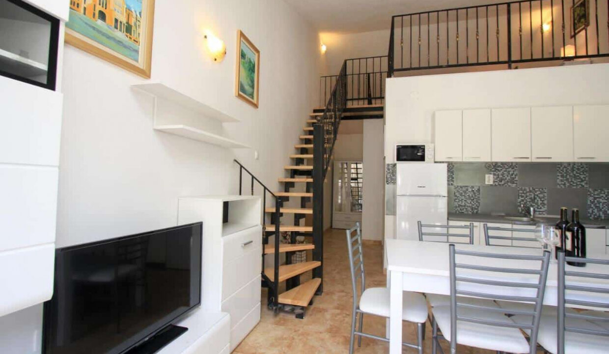 Traditionelles Haus am Meer auf der Insel Hvar