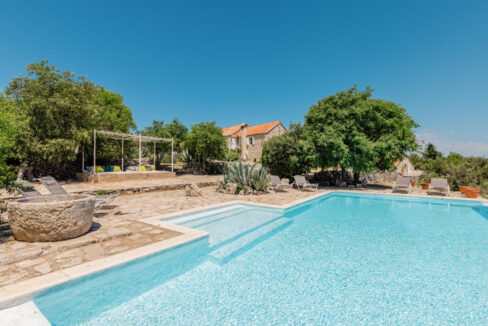 Steinvilla auf der Insel Hvar