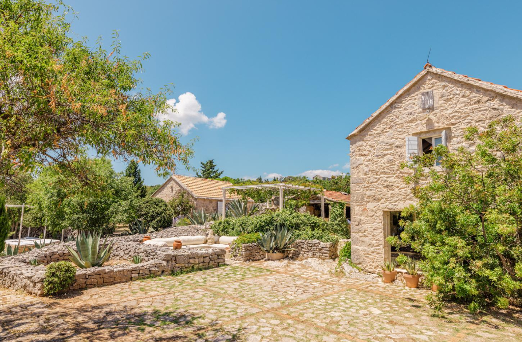 Steinvilla auf der Insel Hvar