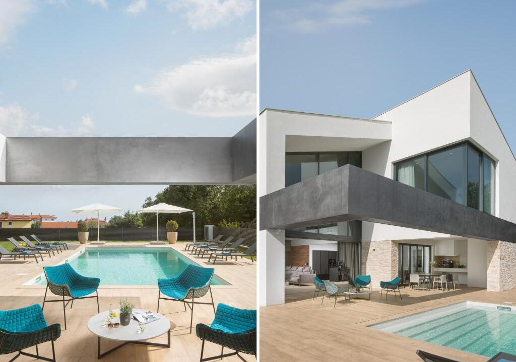 Zeitgenössische luxuriöse moderne Villa - Liznjan, Istrien