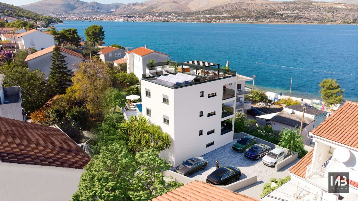Apartmenthaus am Strand von Ciovo